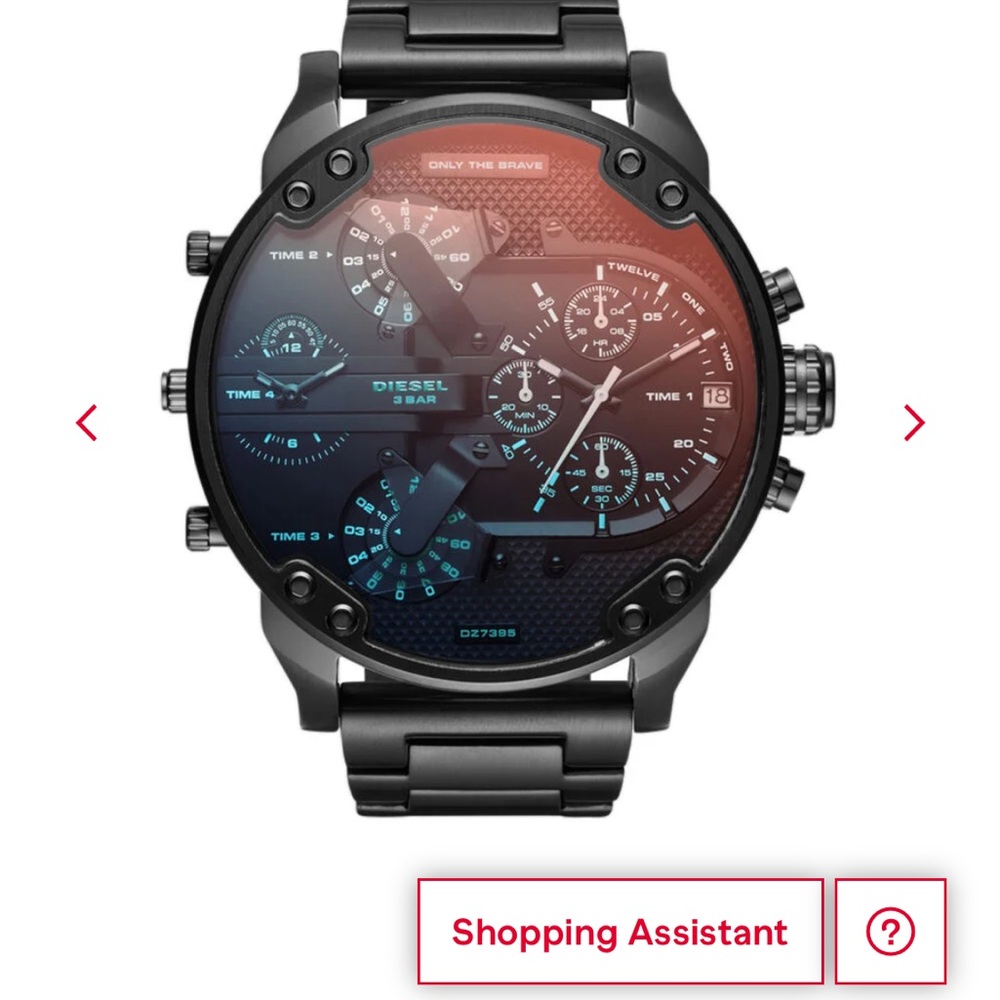 Diesel Black Multi-Dial Watch